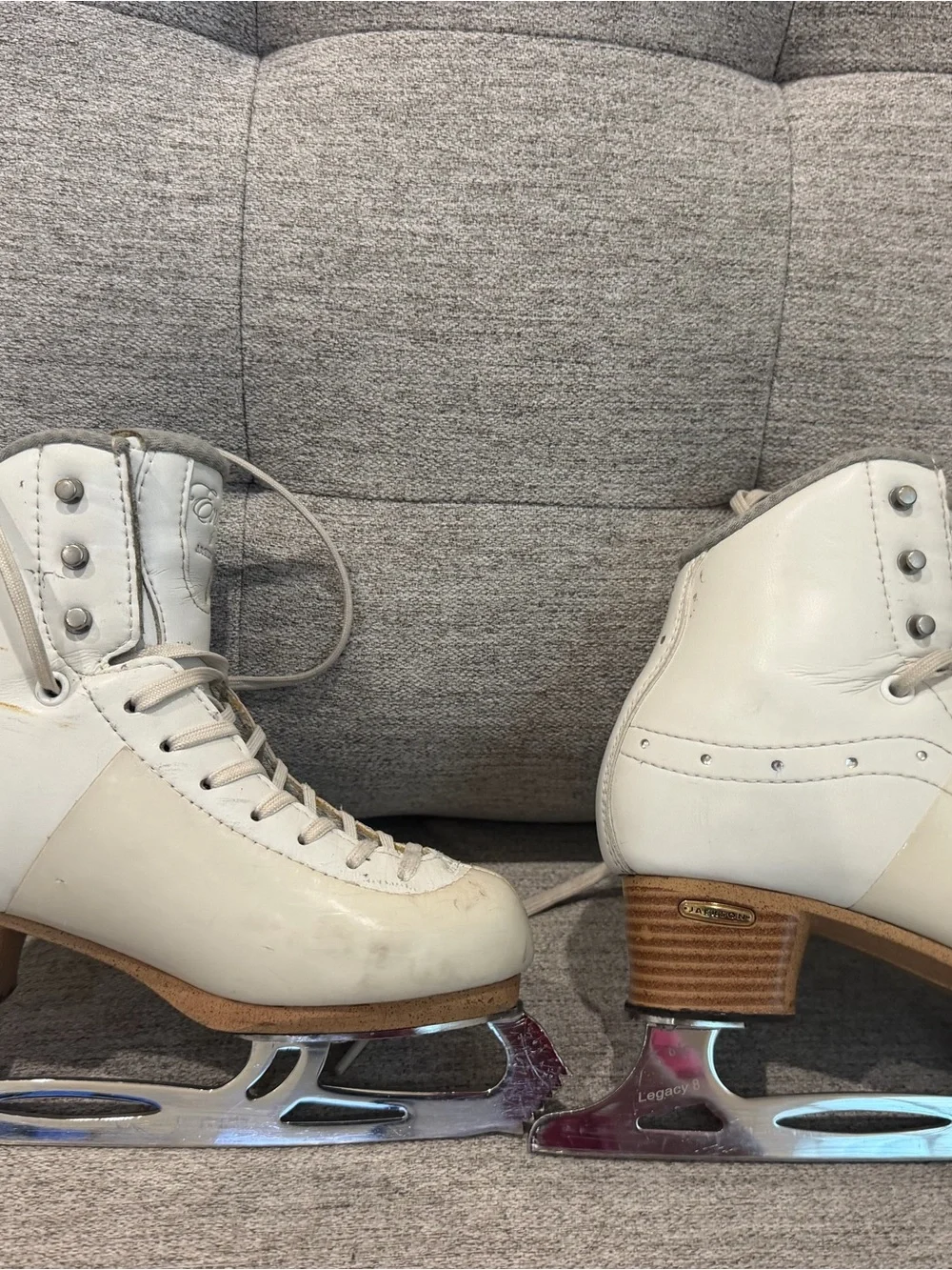 JACKSON Entre Figure Ice Skates size 3 legacy 8 blades 8.5”